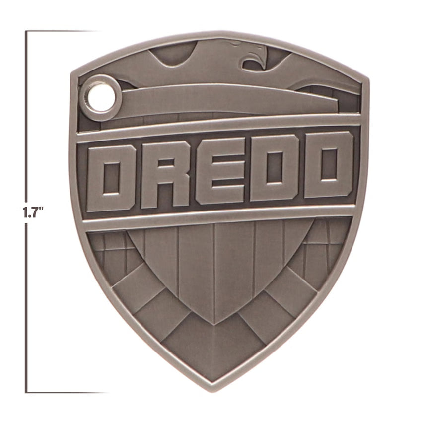 Judge Dredd Badge 2025 Silver Collectible by 101 Collectibles