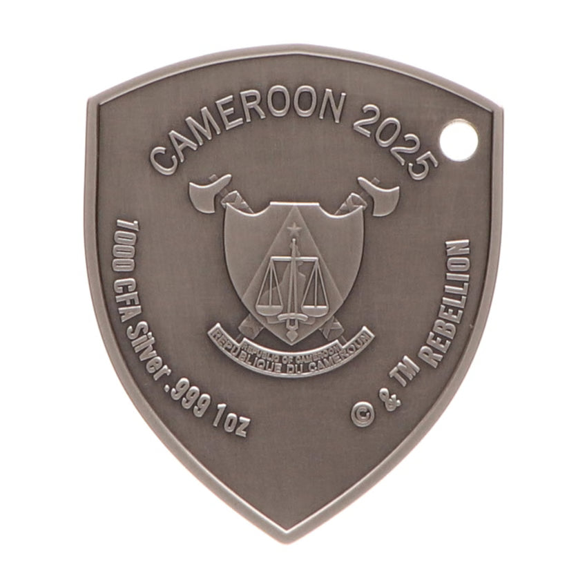 Judge Dredd Badge 2025 Silver Collectible by 101 Collectibles