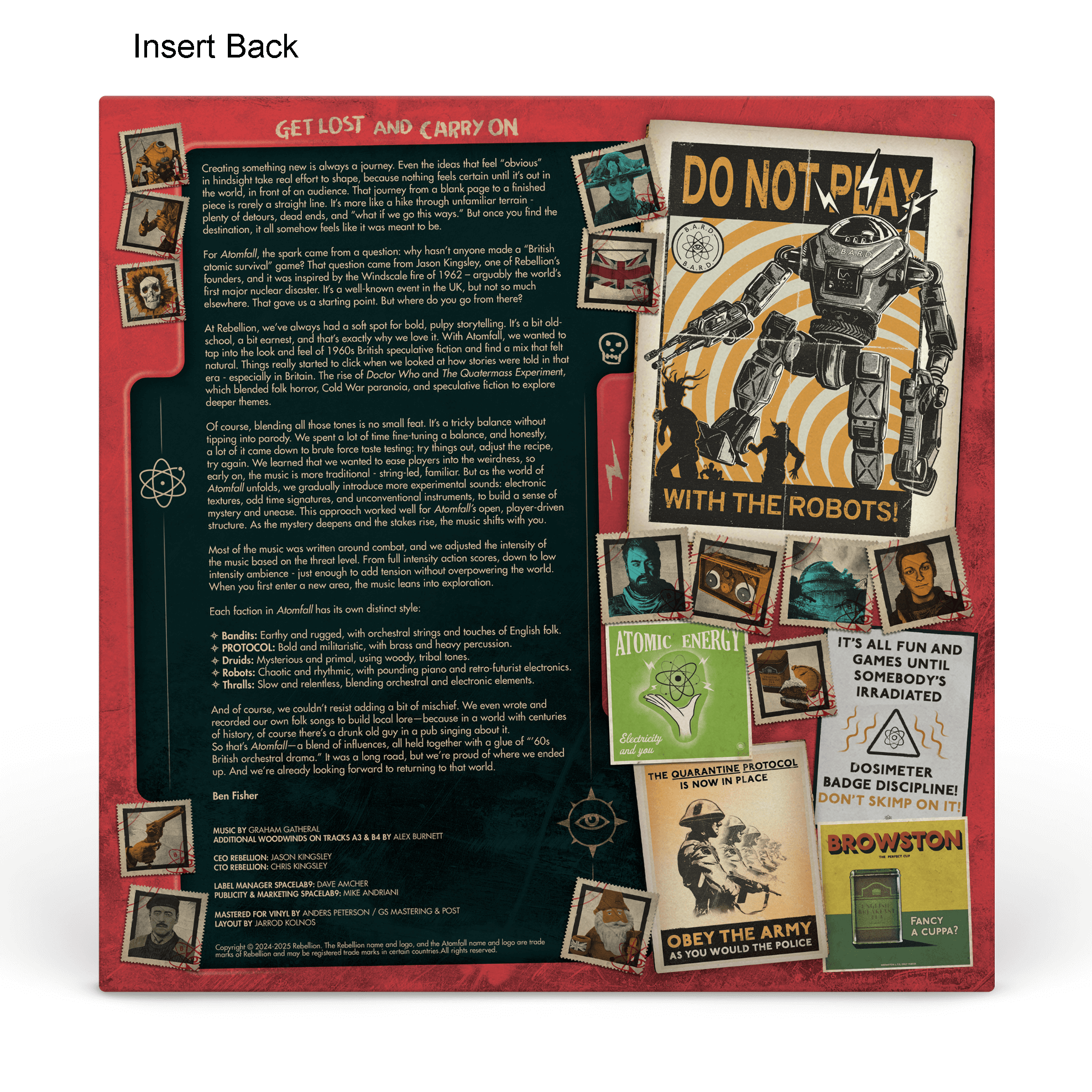 Atomfall: Original Game Soundtrack LP