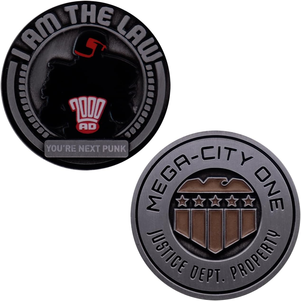 2000 AD Judge Dredd Mega-City One Coin