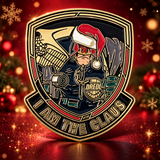 Judge Dredd 'I Am The Claus' Limited Edition Pin Badge