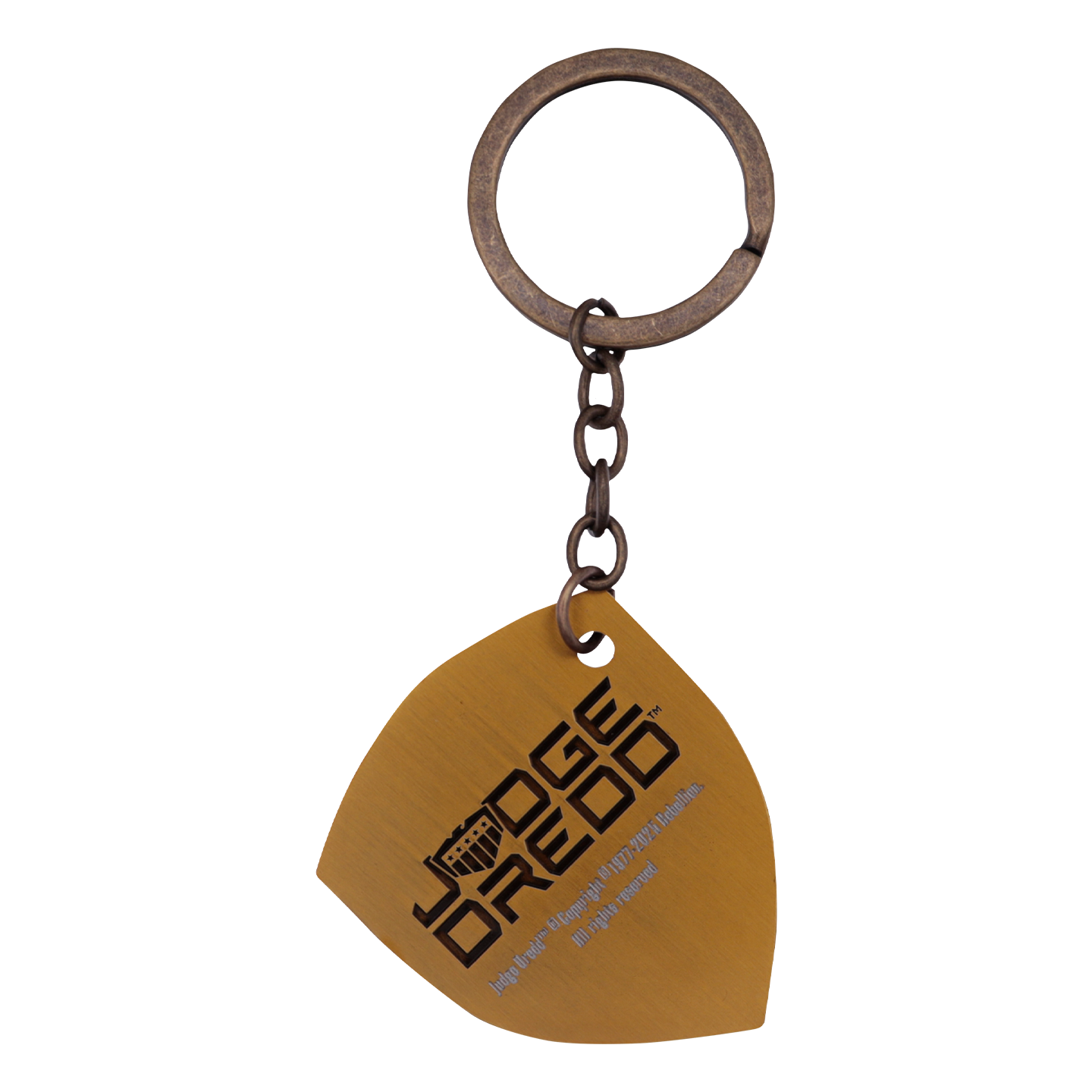 2000 AD Judge Dredd Badge Keyring