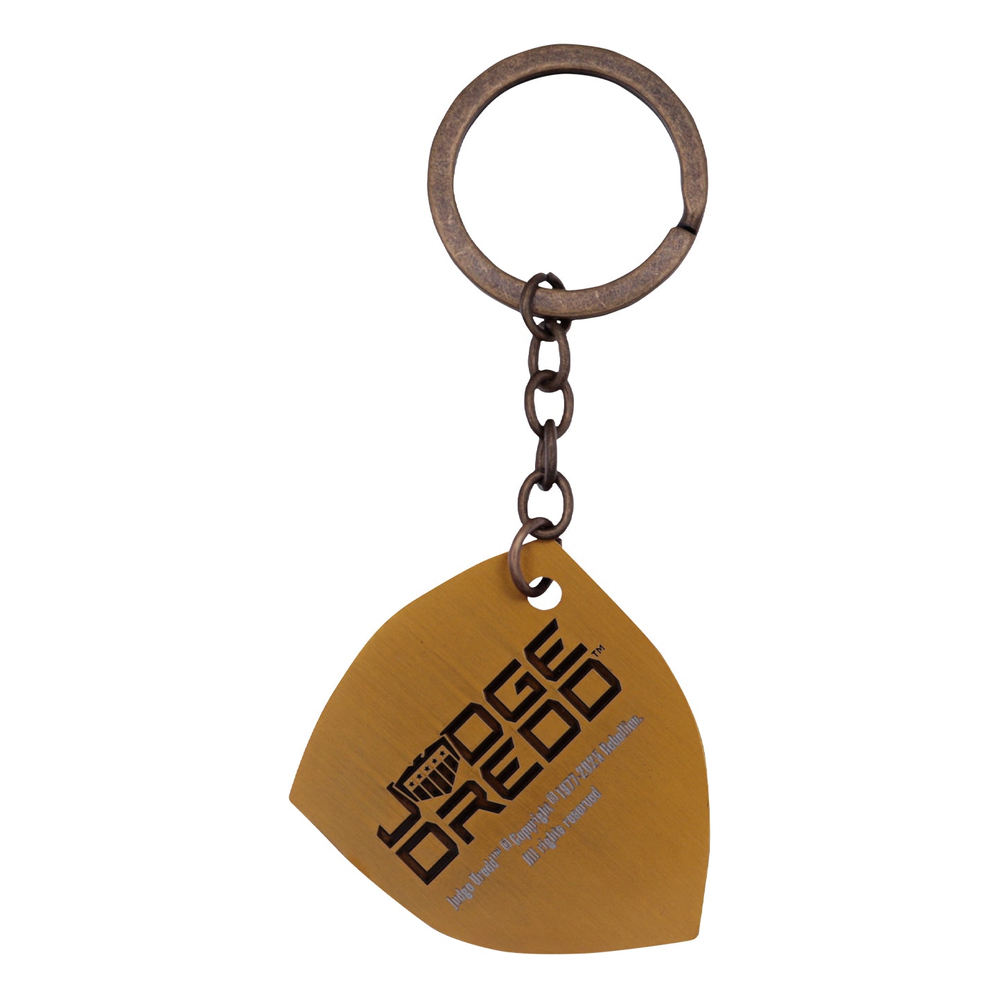 2000 AD Judge Dredd Badge Keyring