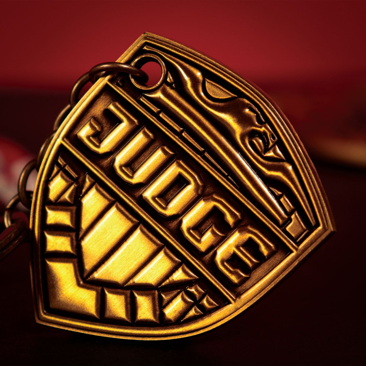2000 AD Judge Dredd Badge Keyring