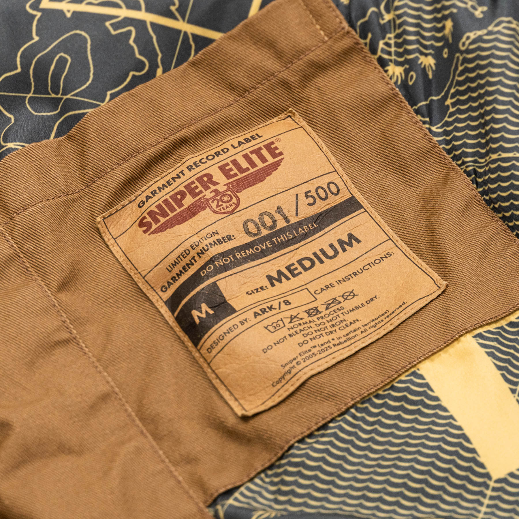 Sniper Elite 20 Years Limited Edition Legacy Jacket