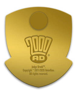 Judge Dredd 'I Am The Claus' Limited Edition Pin Badge