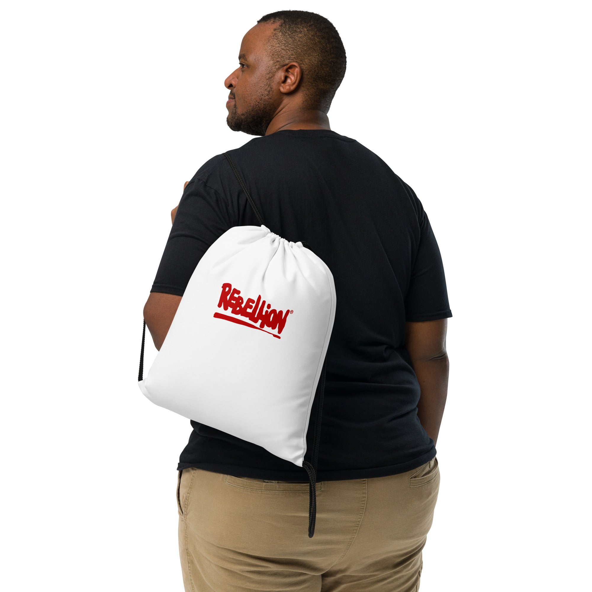 Rebellion Logo Drawstring bag