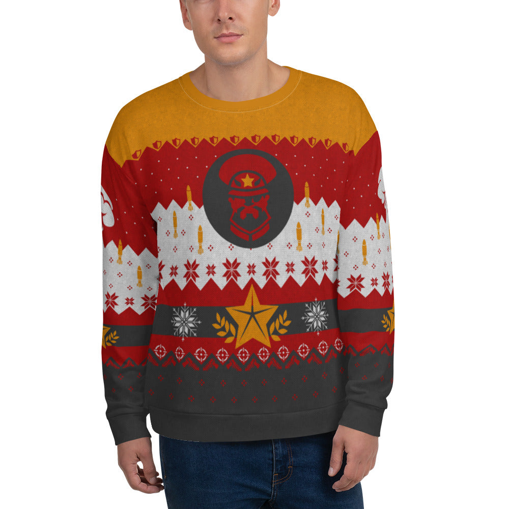 Evil Genius 2 Red Ivan Christmas Jumper