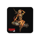 Zombie Army 4 "Pin-up" Cork-back coaster