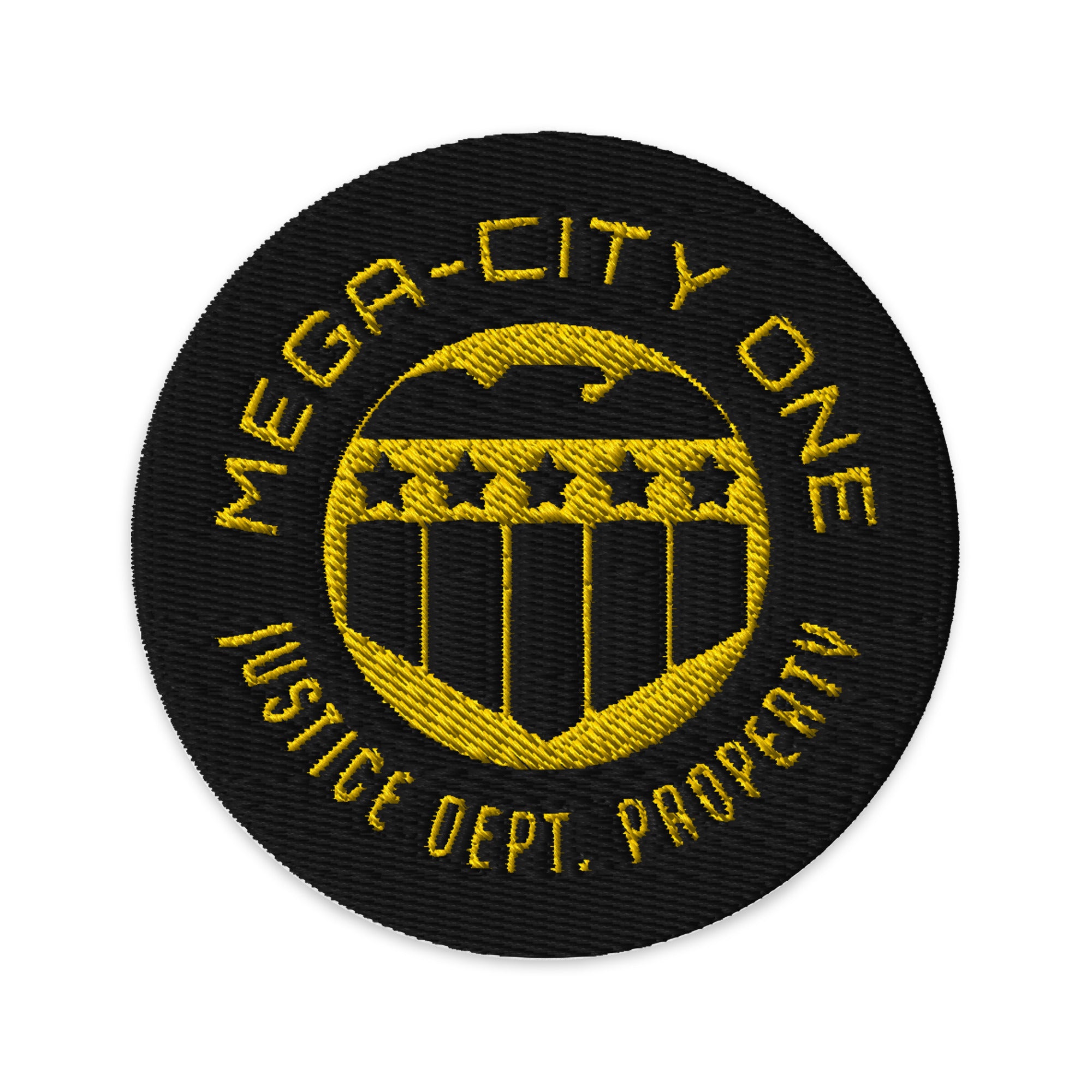 Mega-City One Justice Department Embroidered Patch