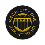 Mega-City One Justice Department Embroidered Patch