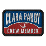 2000 AD Clara Pandy Crew Member Embroidered patche