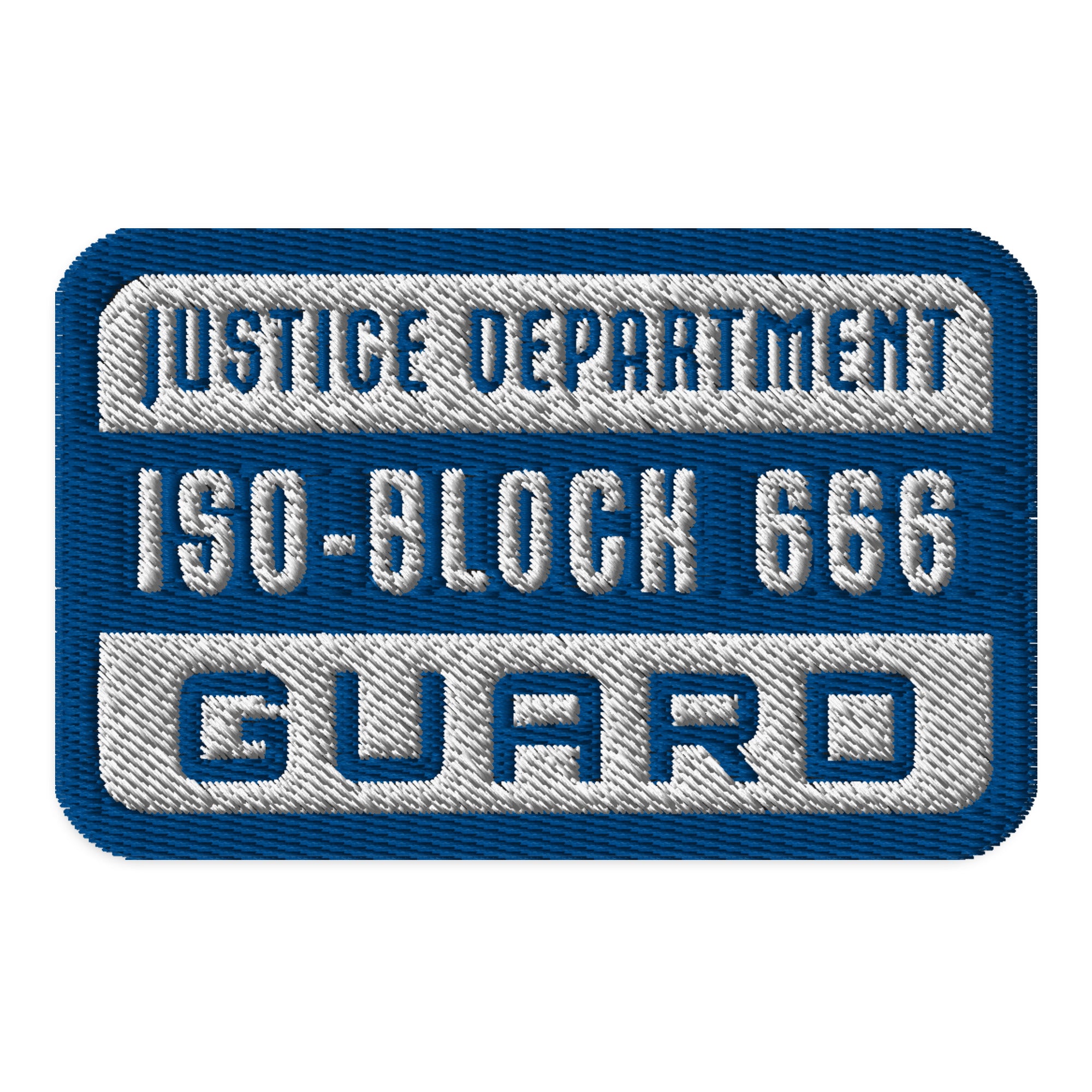 2000 AD Iso-Block 666 Guard Embroidered Patch