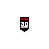 Rebellion 30 Years Black Background Sticker