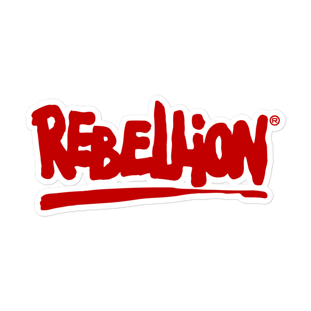 Rebellion Logo Bubble-free stickers