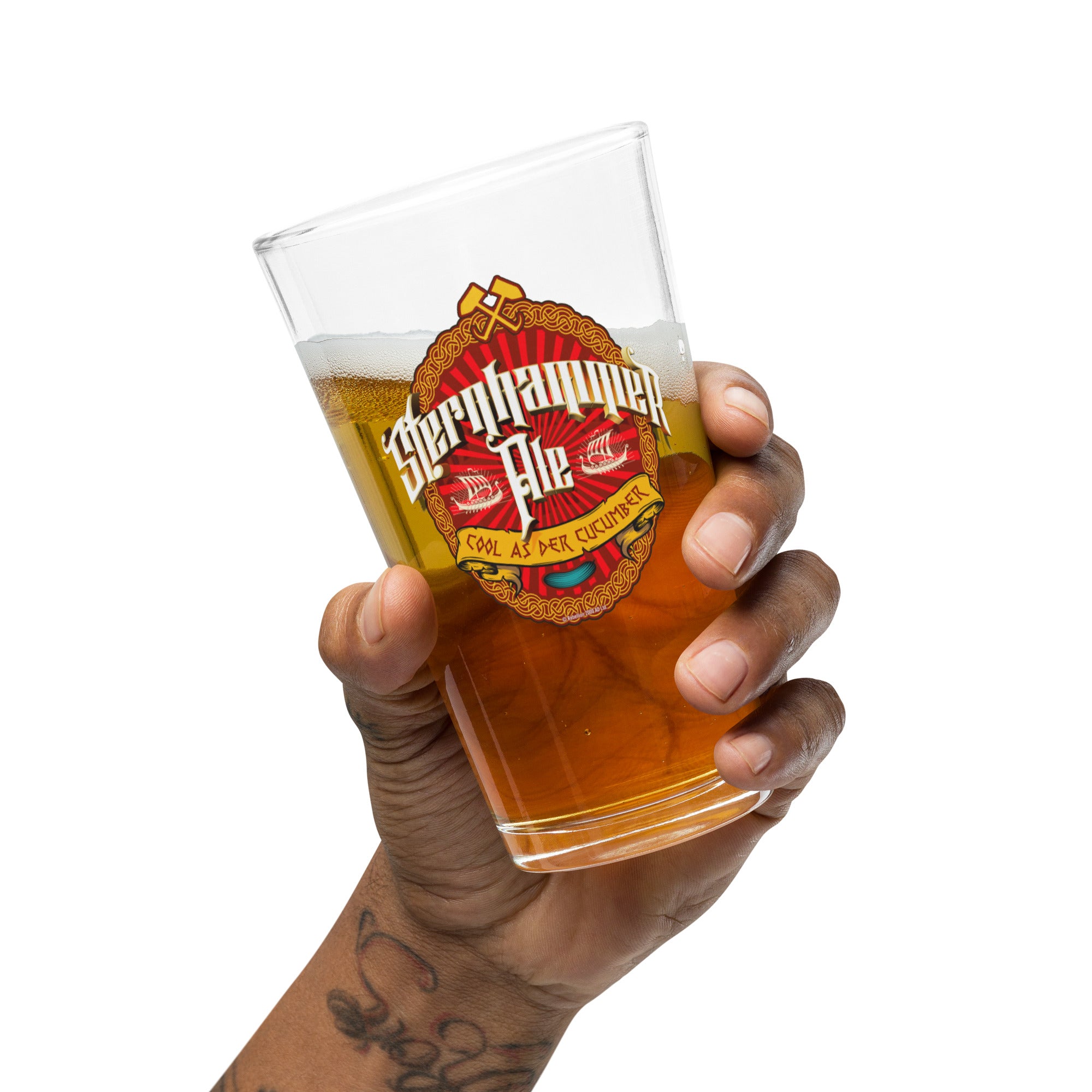 2000 AD Sternhammer Ale Pint Glass