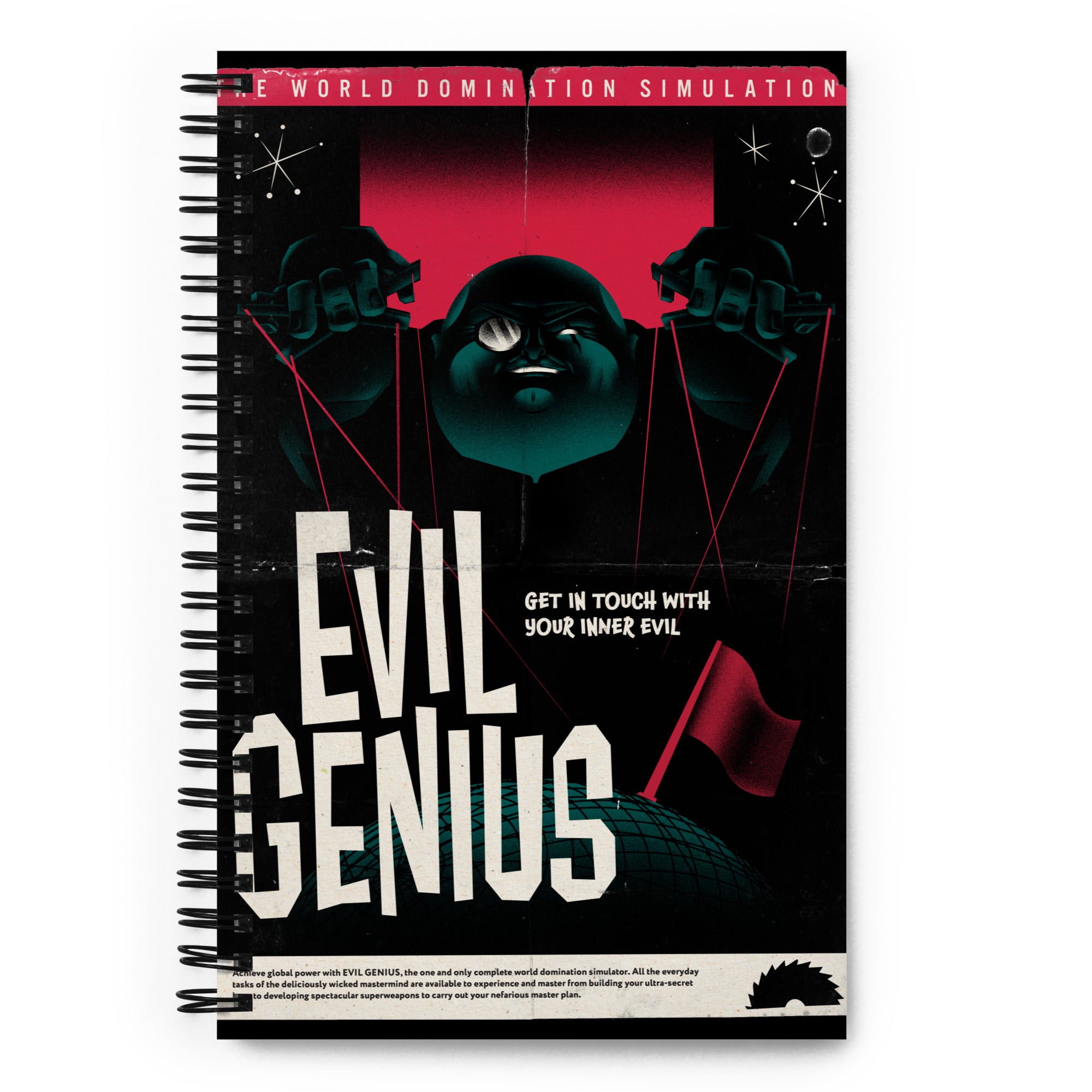 Evil Genius Spiral Notebook – Rebellion