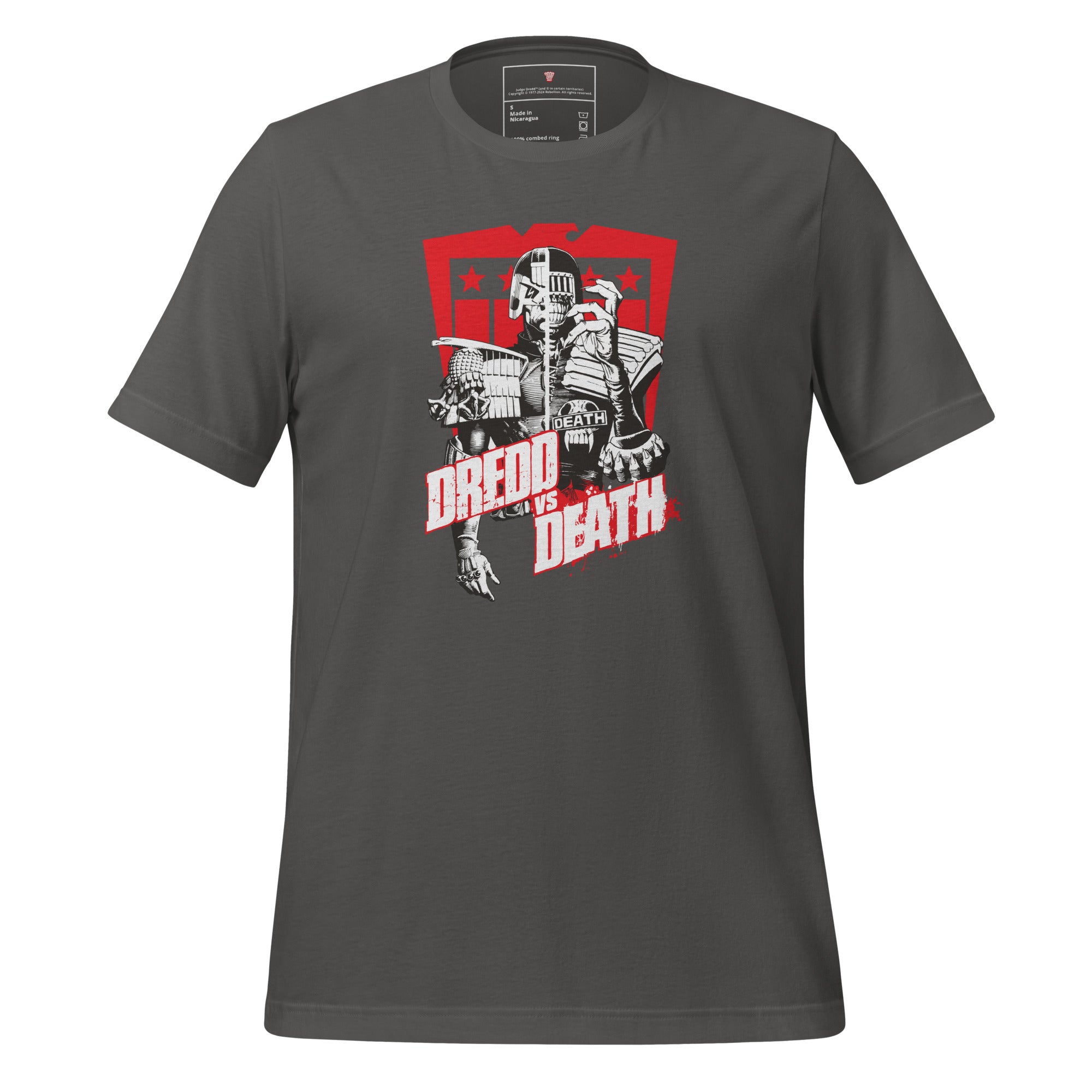 Judge Dredd vs Judge Death Shield T-Shirt