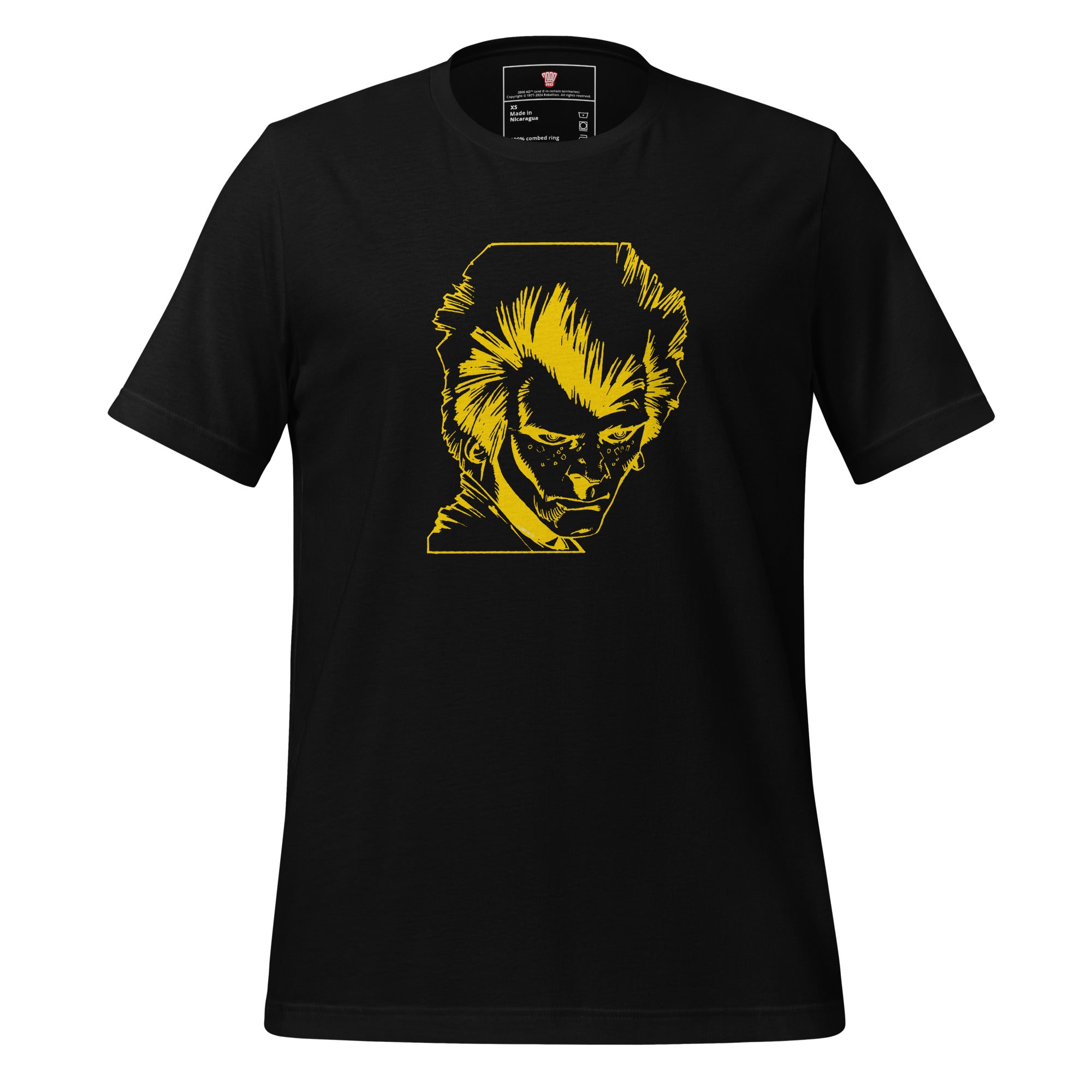 2000 AD Chopper: Yellow Line T-Shirt