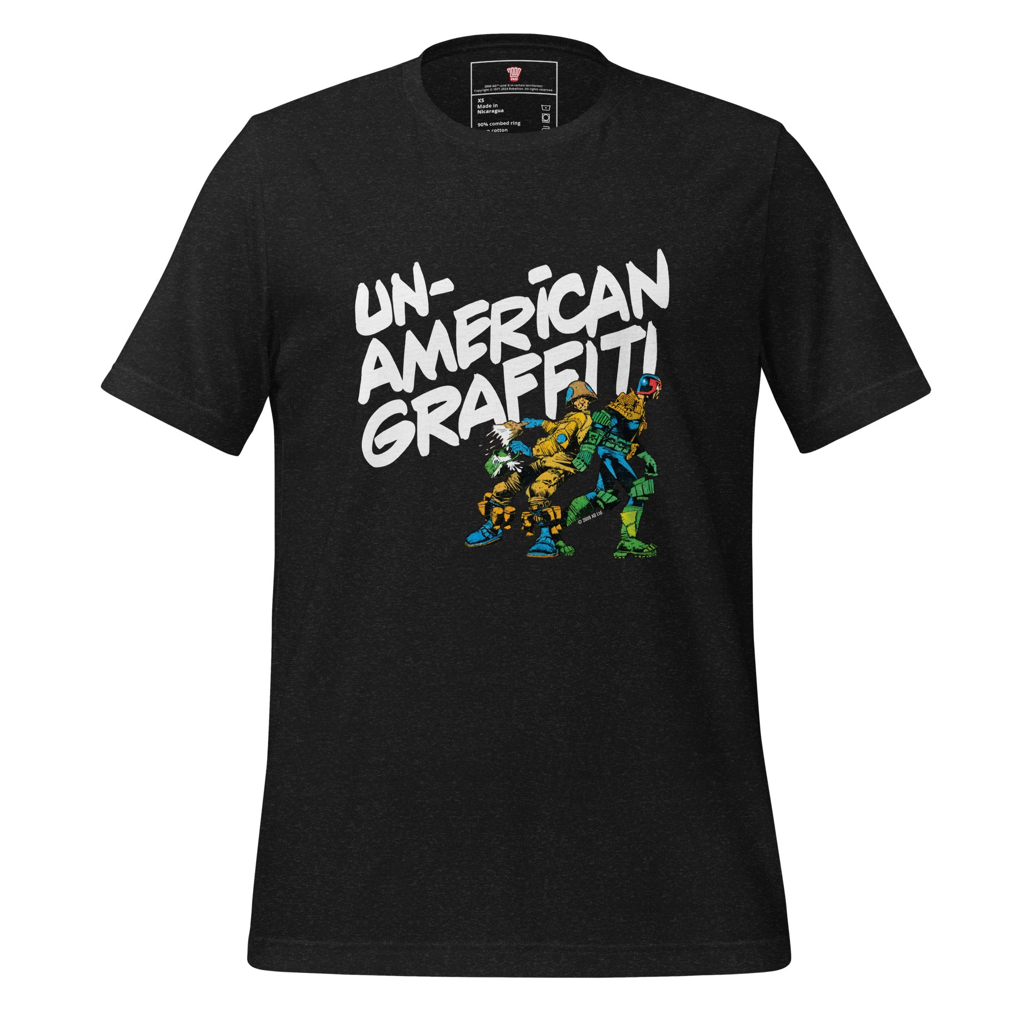 Judge Dredd Unamerican Graffiti T-Shirt (White)