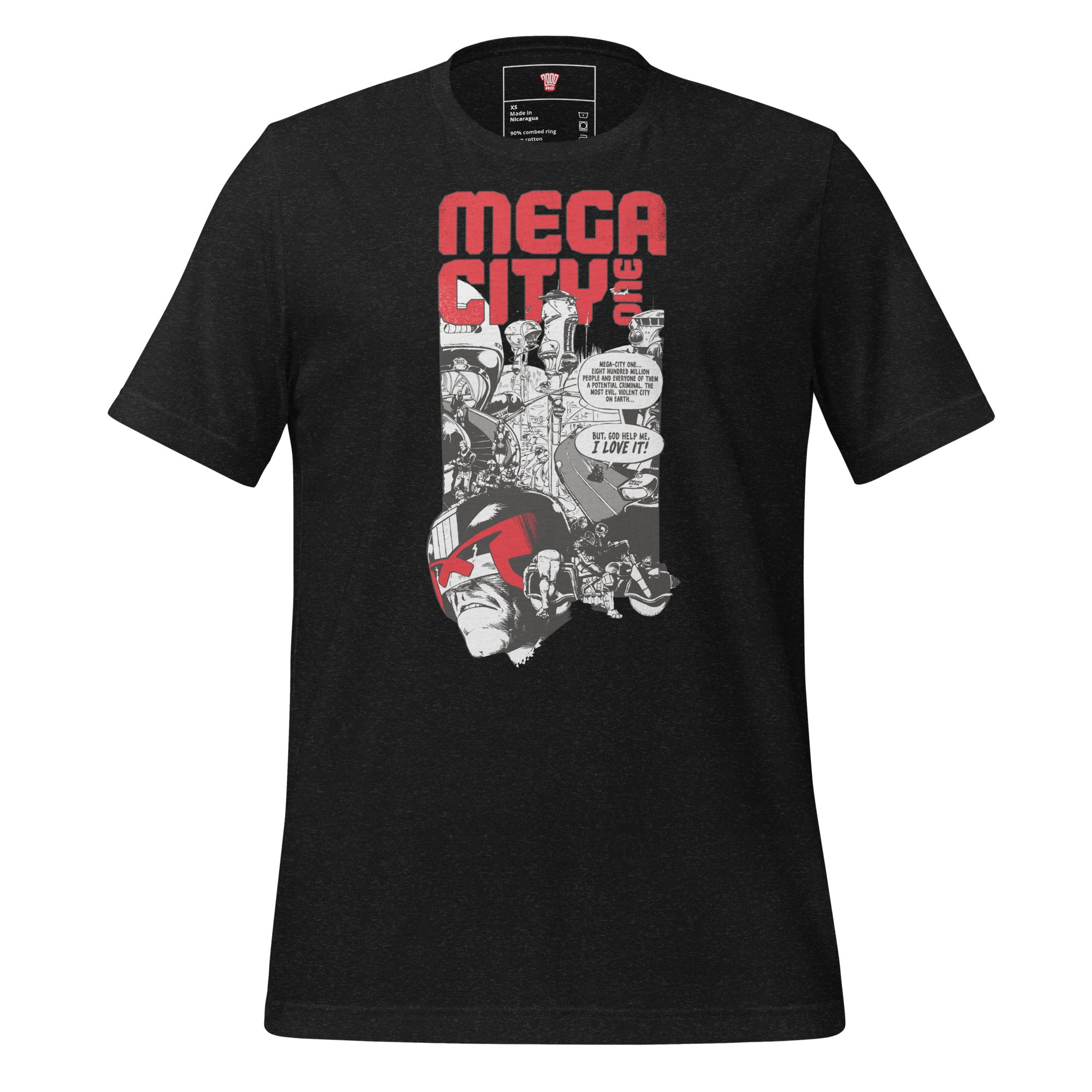 Mega-City One: God Help Me, I Love it! T-Shirt