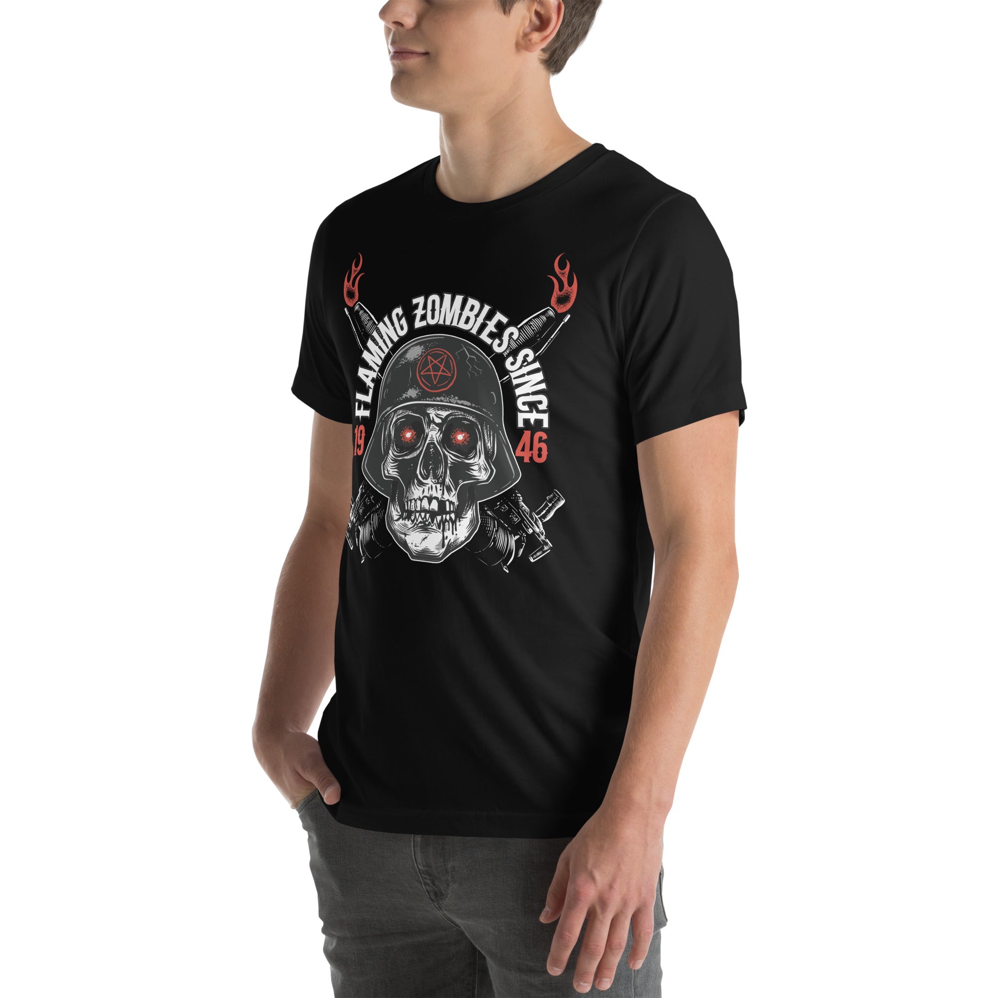 Zombie Army Flaming Zombie T-Shirt