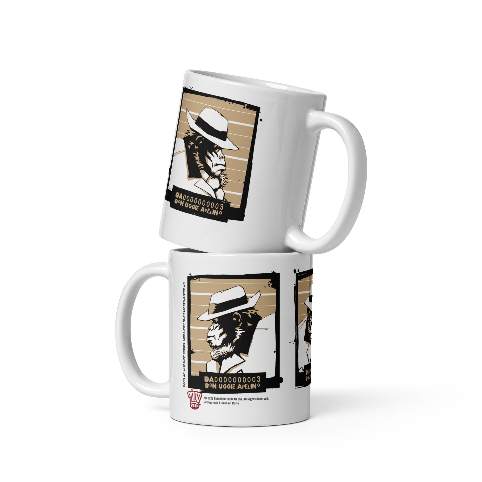 2000 AD Wanted Apelino Mug