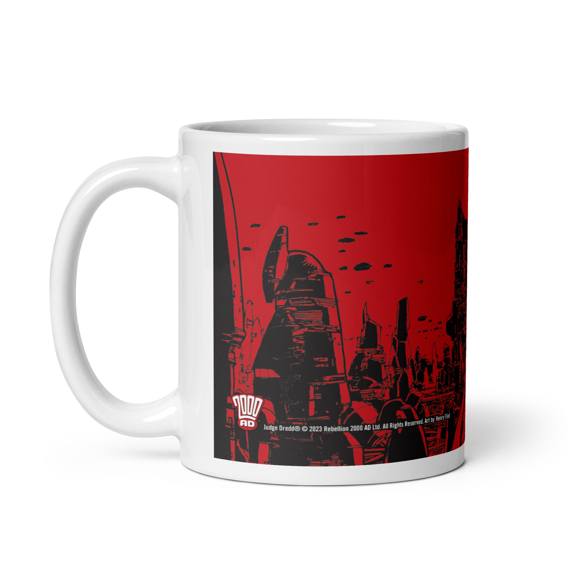 2000 AD Judge Dredd by Flint Mug