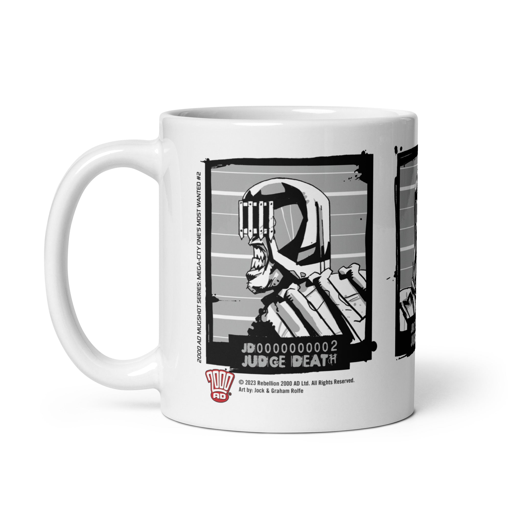 2000 AD Wanted Judge Death Mug