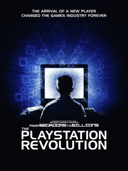 Film box cover showing silhouette of a person sitting in front of a television with a Sony Playstation