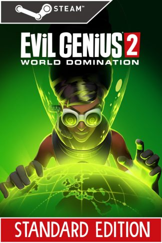 Evil Genius 2 Steam Cover art featuring Zalika
