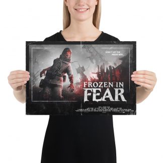 12 x 18 inch poster of Zombie Army 4 Frozen in Fear artwork