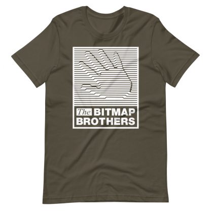Bitmap Brothers Large Logo (White Print) T-shirt Army