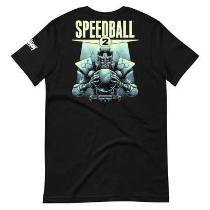 T-shirt in black featuring Speedball 2 art