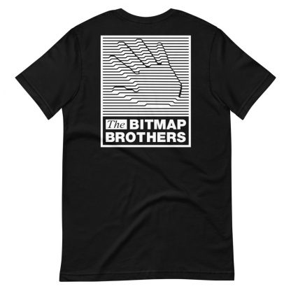 Bitmap Brothers Logo (White Print) T-shirt Black (Reverse)