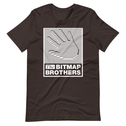 Bitmap Brothers Large Logo (White Print) T-shirt Brown