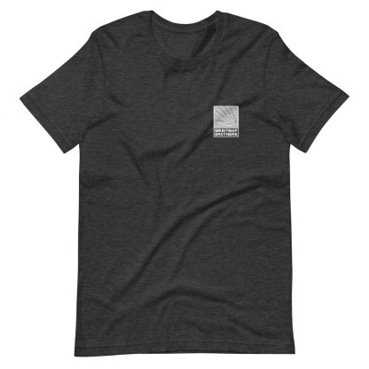 Bitmap Brothers Logo (White Print) T-shirt Dark Grey Heather (Front)