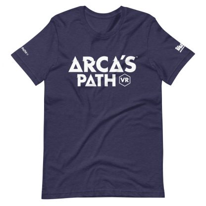 T-shirt in heather midnight navy featuring Arca's Path logo