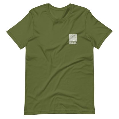 Bitmap Brothers Logo (White Print) T-shirt Olive (Front)