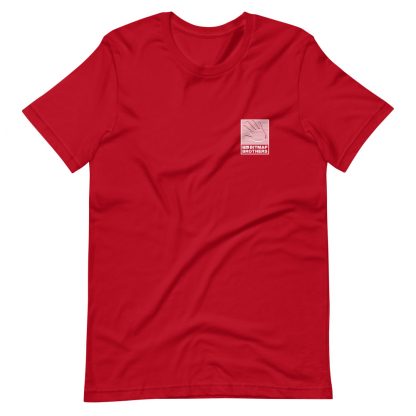 Bitmap Brothers Logo (White Print) T-shirt Red (Front)