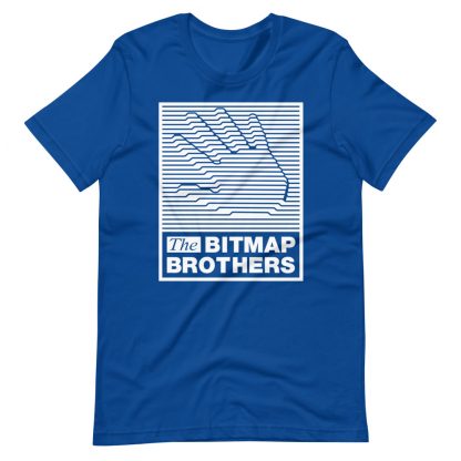 Bitmap Brothers Large Logo (White Print) T-shirt Royal