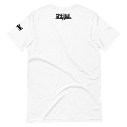 T-shirt in white featuring Speedball 2 art