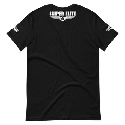 T-shirt in black featuring Sniper Elite eagle logo