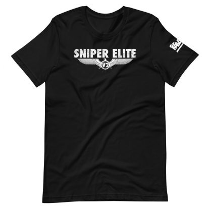 T-shirt in black featuring Sniper Elite V2 Logo