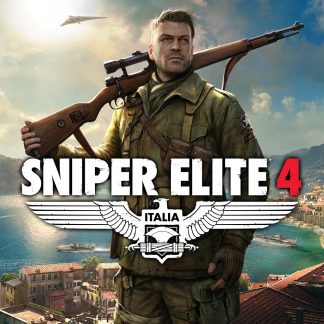 Box Art for Sniper Elite 4 featuring Karl Fairburne in 1943 Italy