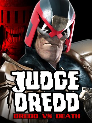 Game cover of Dredd vs Death with Judge Dredd in the foreground and Judge Death in the background