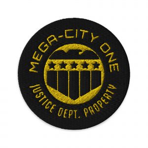 Mega City One Justice Department Embroidered Patch