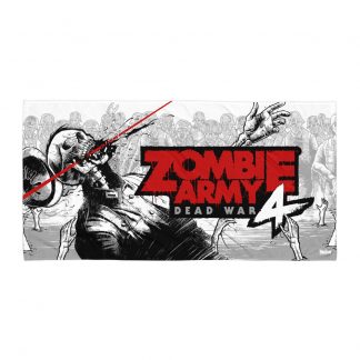 Zombie Army 4 - Beach Towel in White