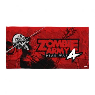 Zombie Army 4 - Beach Towel in Red
