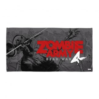 Zombie Army 4 - Beach Towel in Grey